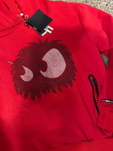BKYS - Embroidery Hoodie - Red - Clique Apparel