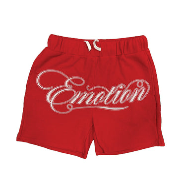 Mixed Emotion- Red “Signature” Shorts - Clique Apparel