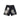 Mixed Emotion- AI Denim Shorts - Black - Clique Apparel