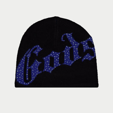 Godspeed - OG Logo Studded Beanie - Black/Blue - Clique Apparel