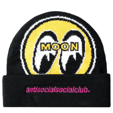 Anti Social Social Club - X Mooneyes Headrush Beanie Hat - Black - Clique Apparel
