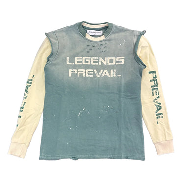 LP - Twofer Crew Neck Mint - Clique Apparel