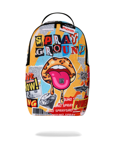 Sprayground - Collage Of Fun Backpack - Clique Apparel
