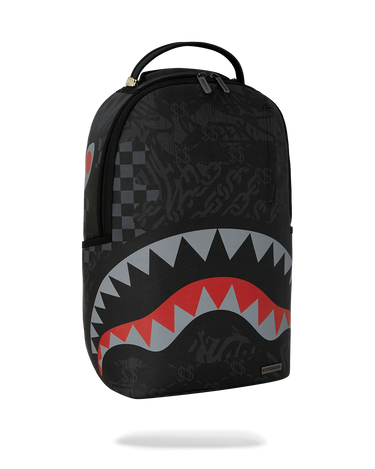 Sprayground - 4AM Red Shark Backpack - Clique Apparel