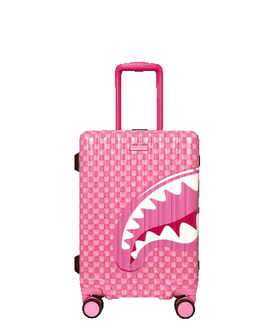 Sprayground - Shinobi Sharks In Paris Pink Carry On Luggage - Clique Apparel