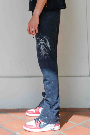 First Row - Made In Heaven Shining Angel Joggers - Black - Clique Apparel