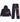 Godspeed - OG Logo Sweatsuit V2 (Navy/Red) 2025 - Clique Apparel