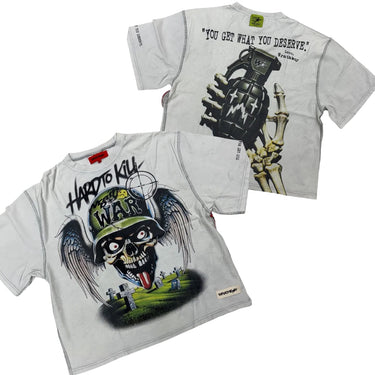 WrathBoy - What You Deserve Tshirt - Off White - Clique Apparel
