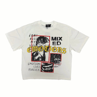 Mixed Emotion - Forever Tee White - - Clique Apparel