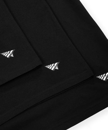 Paper Plane - Essential 3-Pack Tee - Black - Clique Apparel