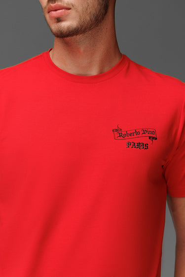 RV- One Paris T-shirt Red - Clique Apparel