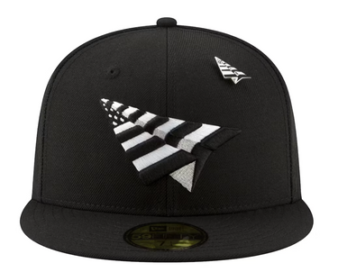 Paper Plane - The Original 59Fifty Fitted Hat W/ Green Undervisor - Clique Apparel