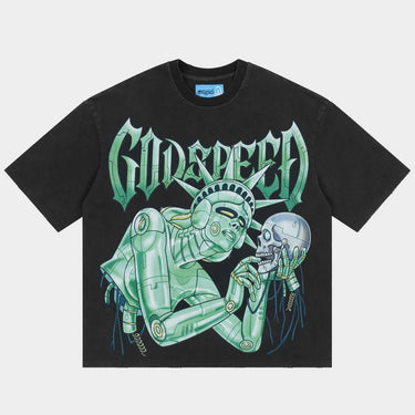 Godspeed - Freedoms Protocol NG Tee - Black - Clique Apparel