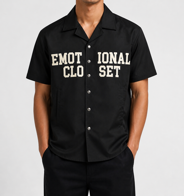 Mixed Emotion- Backyard Nylon Shirt - Black - Clique Apparel
