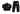 Mixed Emotion - Black Classic Nylon Set - Clique Apparel