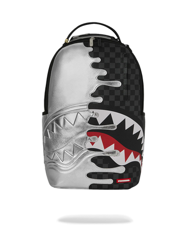 Sprayground - Sliver Side Drip Black Check Backpack - Clique Apparel