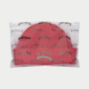 Godspeed - Og Logo Emblem Beanie Red - Clique Apparel