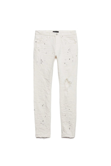 P001 - WPBO Worn Paint Blowout White - Clique Apparel