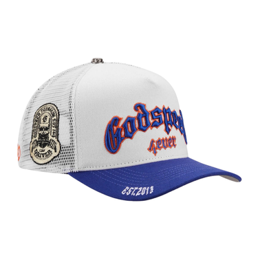 Godspeed - Og Forever hat - White Blue Orange - Clique Apparel