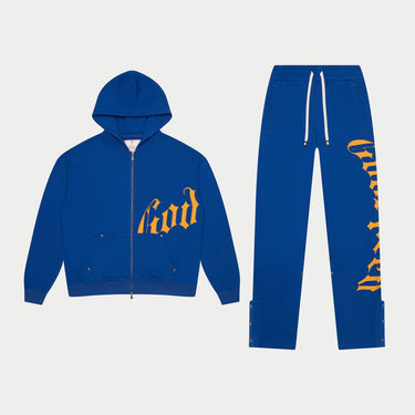 Godspeed - OG Logo Sweatsuit- Blue Yellow - Clique Apparel