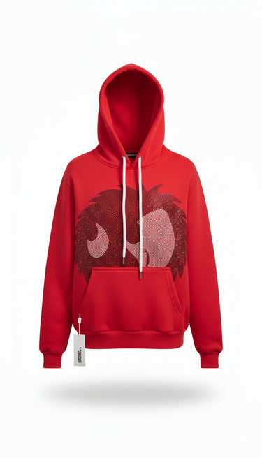 BKYS - Embroidery Hoodie - Red - Clique Apparel