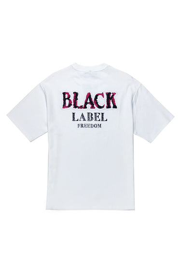 Black Label - Bl-2053 White Tee - Clique Apparel