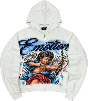 Mixed Emotion - Cupid's Arrow Hoodie - White - Clique Apparel