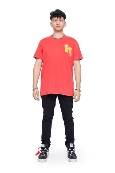 Valabasas - Keep Growing Vintage Tee - Red - Clique Apparel