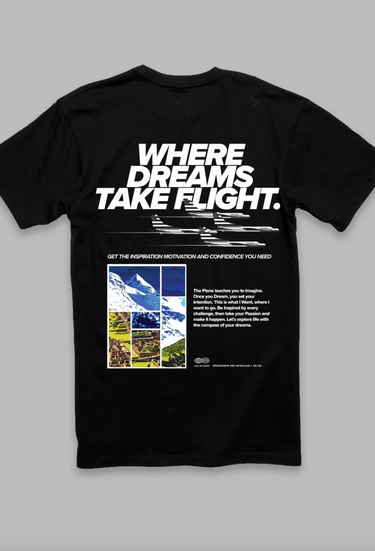 PAPER PLANE TEE- DRAM VALLEY OVERSIZED - Clique Apparel
