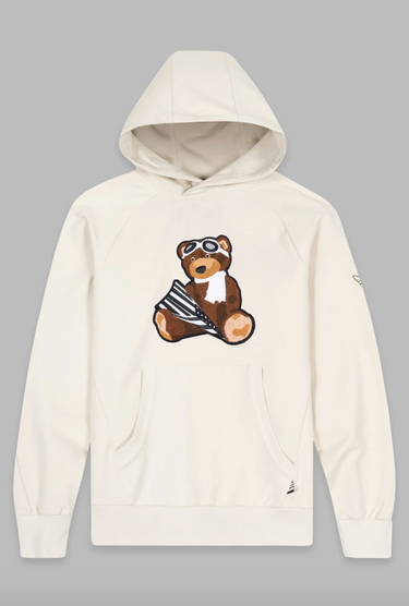 PAPER PLANE HOODIE- AVIATOR BEAR - Clique Apparel