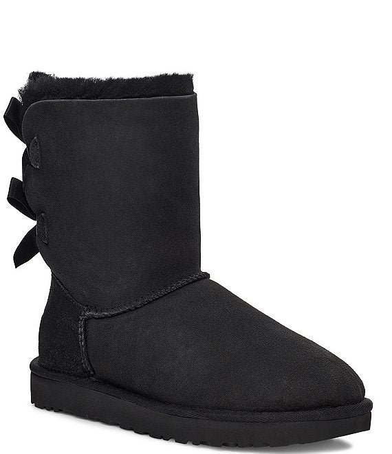 Ugg - Womens Bailey Bow II (Black) - Clique Apparel