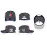 RoughPlay - Vintage Snapback DarkGrey/Navy - Clique Apparel