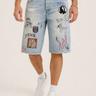 Thnx For Nothing - Anime Jorts - Blue - Clique Apparel