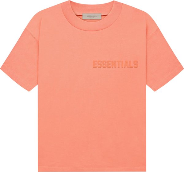 Essentials Fear Of God - Short Sleeve Tee - Coral - Clique Apparel