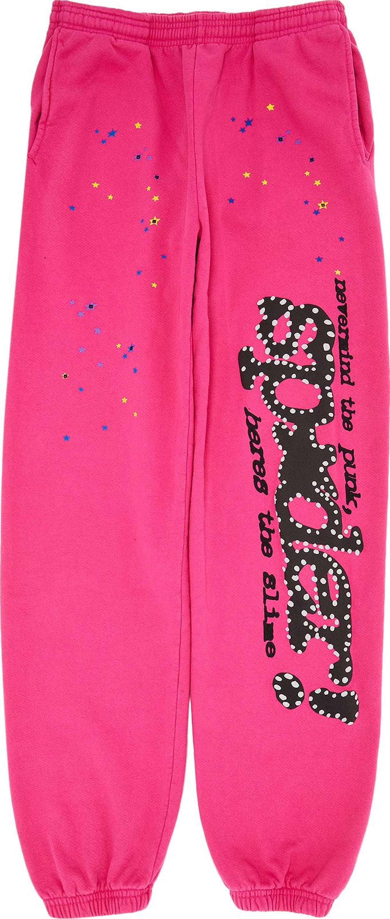 Sp5der - v2 Sweatpants - Pink - Clique Apparel