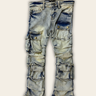 Focus - Kids CGO Stacked Jeans - Ice Blue 5226J - Clique Apparel