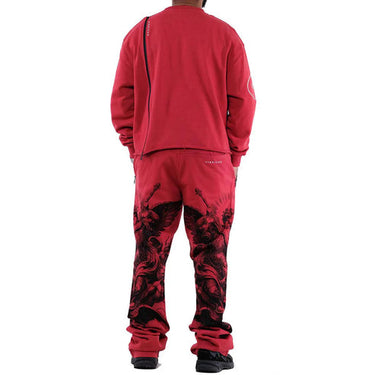 VIERICHE - Mixmatch Arcangel Crewneck - Burgundy - Clique Apparel