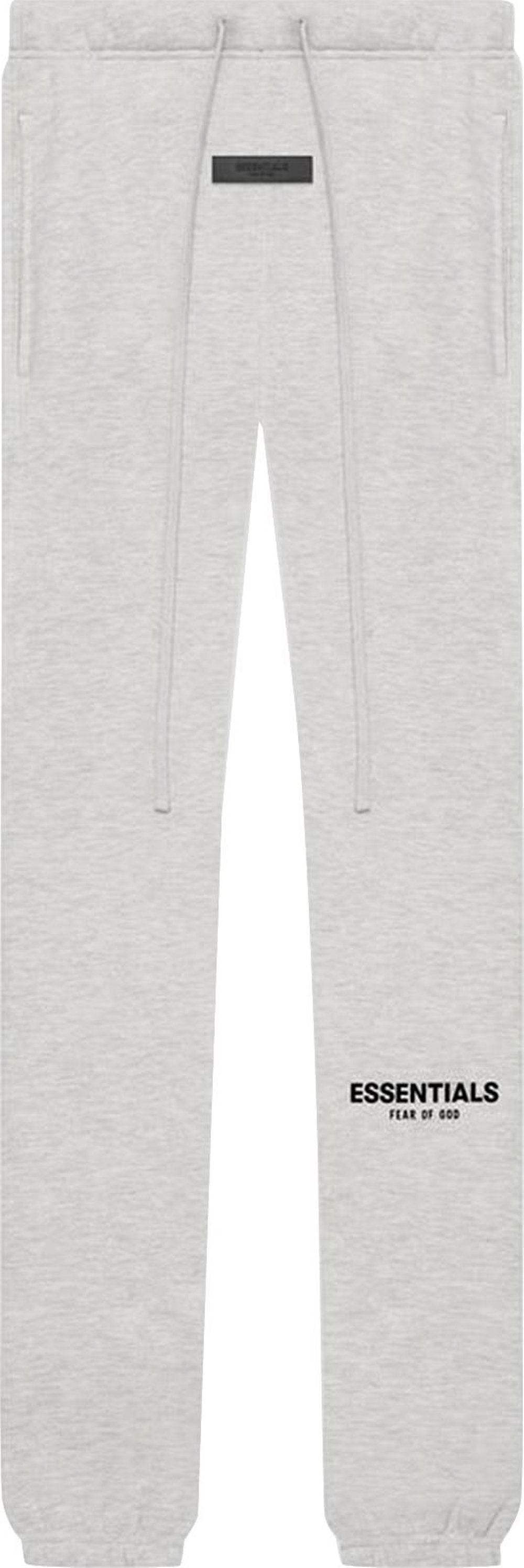 Essentials Fear Of God - Light Oatmeal Sweatpants - Clique Apparel