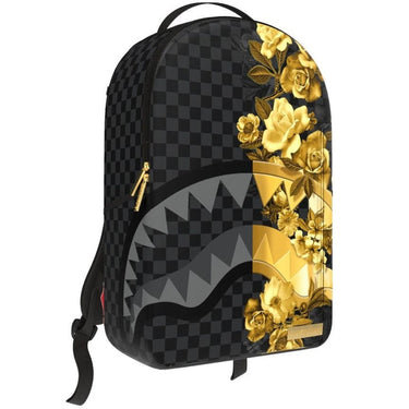 Sprayground - Gold Floral Remix DLXSV Backpack - Clique Apparel