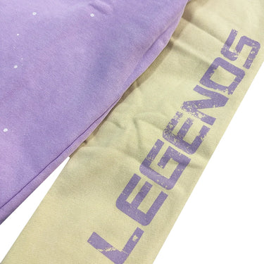 LP - Twofer Crew Neck Purple - Clique Apparel