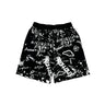 Mixed Emotion - Graffiti Shorts -  Black - Clique Apparel