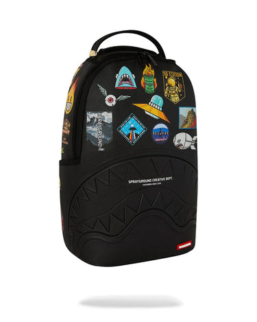 Sprayground - Sharkmouth Embossed Patches DLXSV Backpack - Clique Apparel