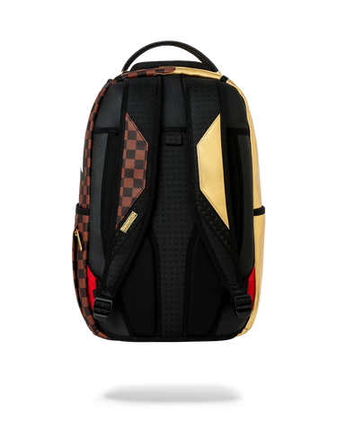 Sprayground - Sharks In Paris Gold Drip DLXSV Backpack - Clique Apparel