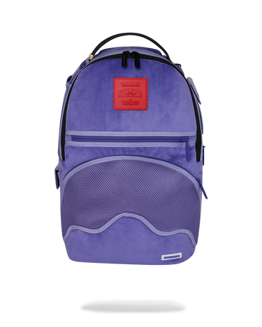 Sprayground - Reverse Mode Purple Velour To Black Check Backpack - Clique Apparel