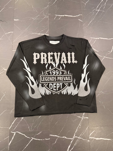 LP - Motor Flame LS Black - Clique Apparel