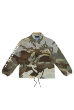 Load image into Gallery viewer, Purple Brand – Camo Reversible Snap Front Coaches Jacket - Clique Apparel