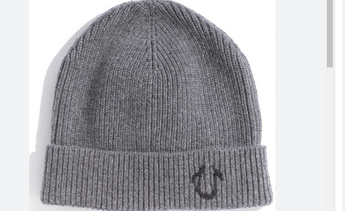 True Religion - Beanie - Charcoal