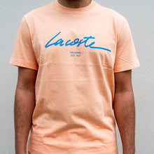 Load image into Gallery viewer, Lacoste - Script T-shirt - Light Orange