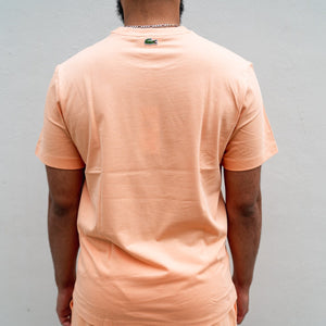 Lacoste - Script T-shirt - Light Orange