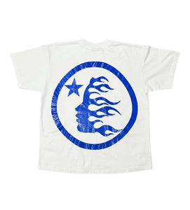 Hellstar - Sport Gel Logo Tee - White/Blue